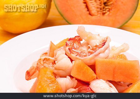 
                Meeresfrüchte, Melone, Shrimps                   