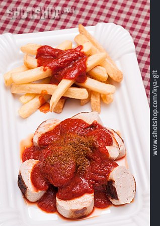 
                Pommes Frites, Currywurst                   