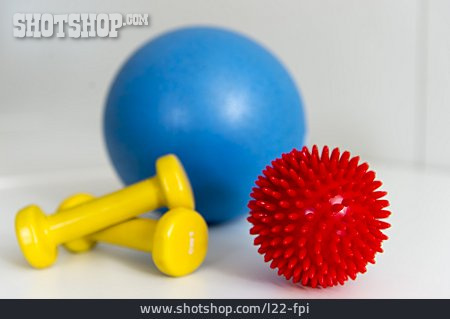 
                Sportgerät, Massageball, Physiotherapie, Igelball                   