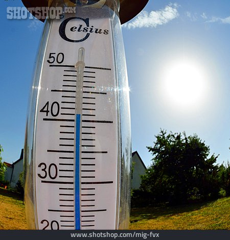 
                Sommer, Hitze, Thermometer                   