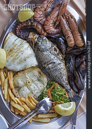 
                Fisch, Meeresfrüchte, Speisefisch, Fischplatte                   