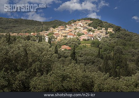 
                Dorf, Griechenland, Korfu                   