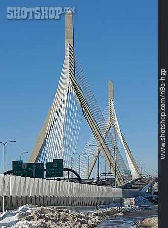 
                Boston, Leonard P. Zakim Bunker Hill Memorial Bridge                   
