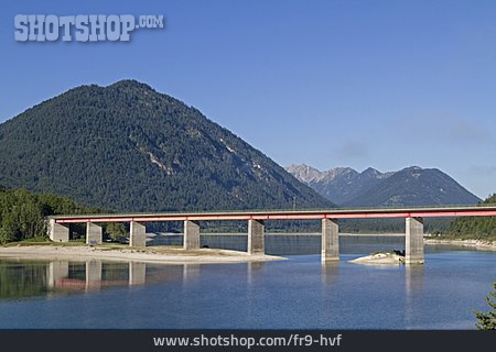 
                Brücke, Klammbrücke, Sylvensteinsee                   