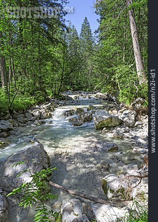 
                Wildbach, Bergbach, Berchtesgadener Land                   
