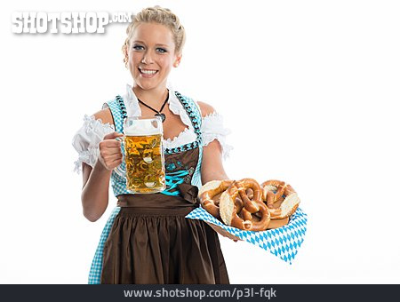 
                Junge Frau, Bayern, Bayrisch, Kellnerin                   