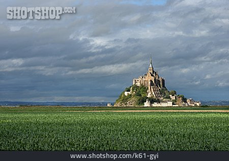 
                Kloster, Normandie, Mont Saint Michel                   