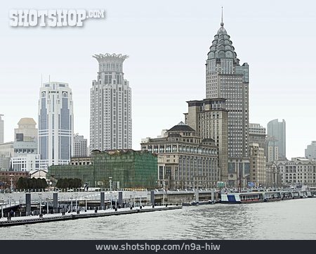 
                Hochhaus, Shanghai, Huangpu-fluss                   