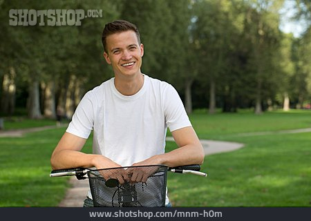 
                Young Man, Man, Cyclists                   