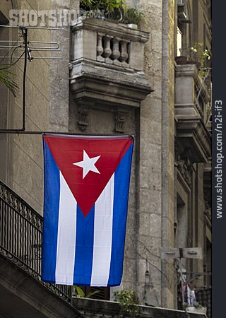 
                Flagge, Kuba, Staatsflagge                   
