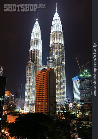 
                Wahrzeichen, Kuala Lumpur, Petronas Towers                   