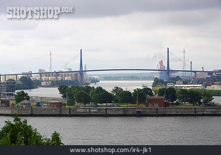 
                Hamburg, Köhlbrandbrücke, Hamburger Hafen                   
