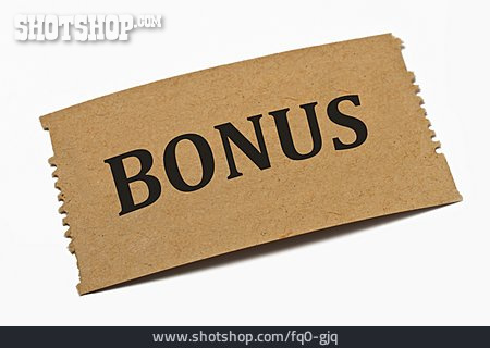 
                Ticket, Bonus, Bonuskarte                   