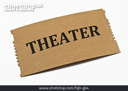 
                Theater, Ticket, Theaterkarte                   
