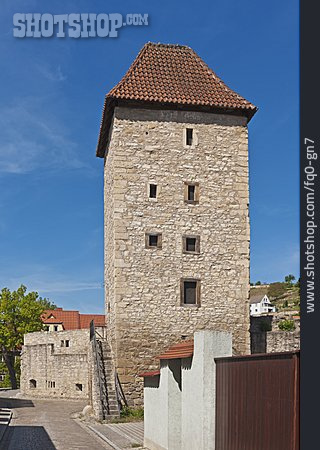 
                Stadtmauer, Freyburg, Eckstädter Tor                   