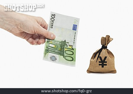 
                Euro, Geldwechsel, Yen                   