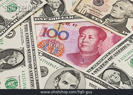 
                Banknotes, Currency, Us Dollar, Renminbi                   