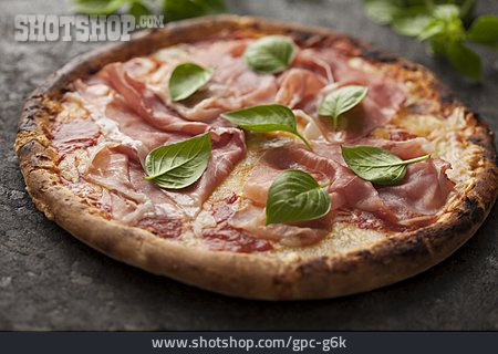 
                Italienische Küche, Pizza, Schinkenpizza                   