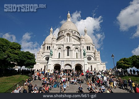 
                Tourismus, Montmartre, Sacre-coeur                   