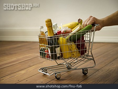 
                Einkauf & Shopping, Einkaufen, Einkaufswagen                   