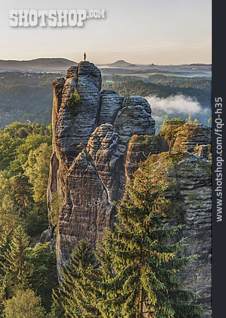 
                Monk, Elbe Sandstone Mountains, Rock Formation                   