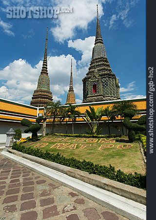 
                Tempel, Wat Pho, Buddhistisch                   