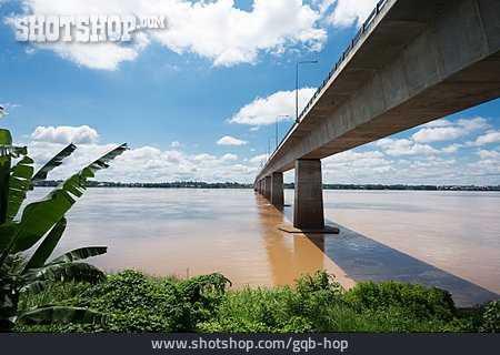 
                Brücke, Mekong, Zweite Thai-lao-freundschaftsbrücke                   