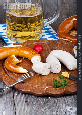 
                Frühstück, Biergarten, Bayrisch, Weißwurst                   