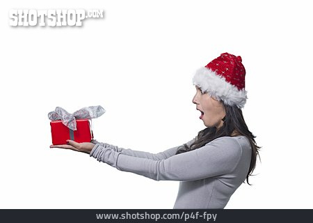 
                Woman, Christmas Present                   