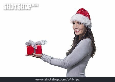 
                Geschenk, Weihnachtsfrau                   