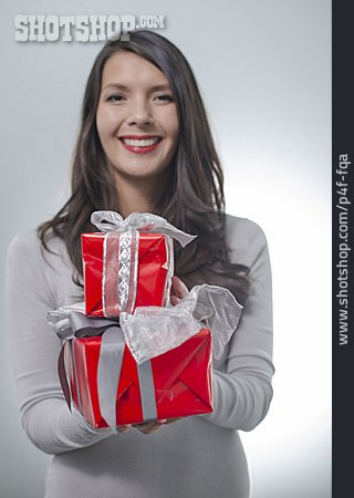 
                überraschung, Geschenk, Geschenkstapel                   