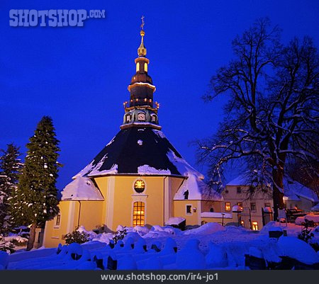 
                Winter, Church, Seiffen                   