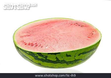 
                Melone, Wassermelone, Melonenhälfte                   