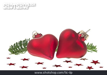 
                Herz, Weihnachtsdekoration, Christbaumschmuck                   