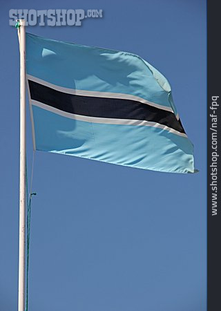 
                Nationalflagge, Botswana                   