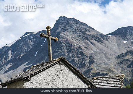 
                Gebirge, Kreuz, Kapelle, Ortler                   