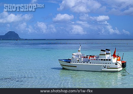 
                Meer, Modellschiff, Indischer Ozean, Mauritius                   