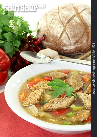 
                Suppe, Gemüsesuppe, Brotsuppe                   