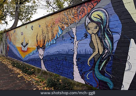 
                Graffiti, Wandmalerei, Streetart                   