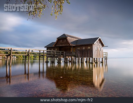 
                Boathouse, Stilt House, Ammersee                   