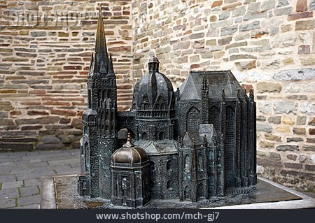 
                Aachener Dom, Modell, Miniatur                   