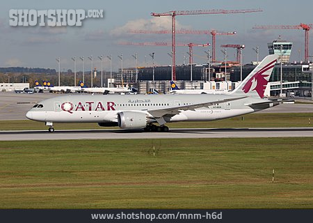 
                Flugzeug, Dreamliner, Boeing 787, Qatar Airways                   