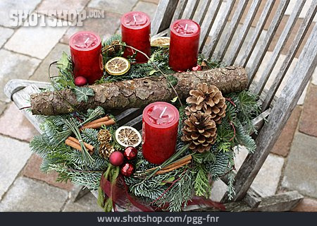 
                Christmas, Christmas Wreath, Advent Arrangement                   