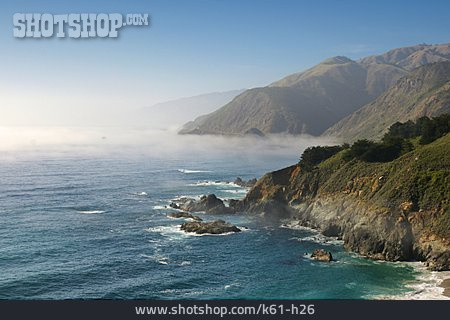 
                Küste, Kalifornien, Pazifik, China Basin Beach                   