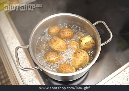 
                Kochen, Kartoffel, Kochtopf                   