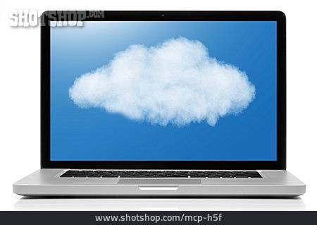 
                Datenspeicher, Laptop, Cloud-computing                   