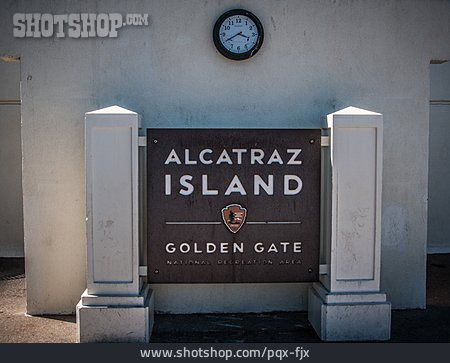 
                Schild, Hinweistafel, Alcatraz                   
