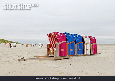 
                Strandkorb, Sandstrand                   