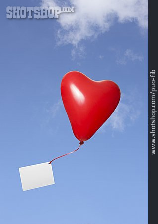 
                Luftballon, Valentinstag, Liebesbrief                   