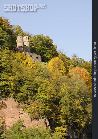 
                Burg, Neckarsteinach, Burgruine Schwalbennest                   